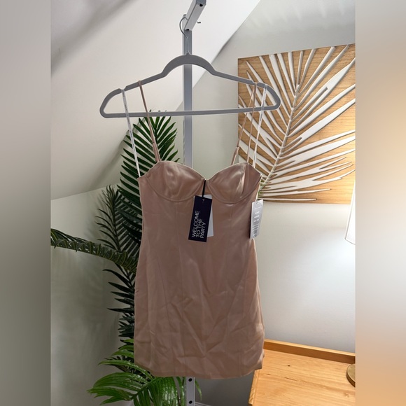 RETROFETE‎ Cosmo Dress in Dusty Peach - XS NWT! - Picture 5 of 6